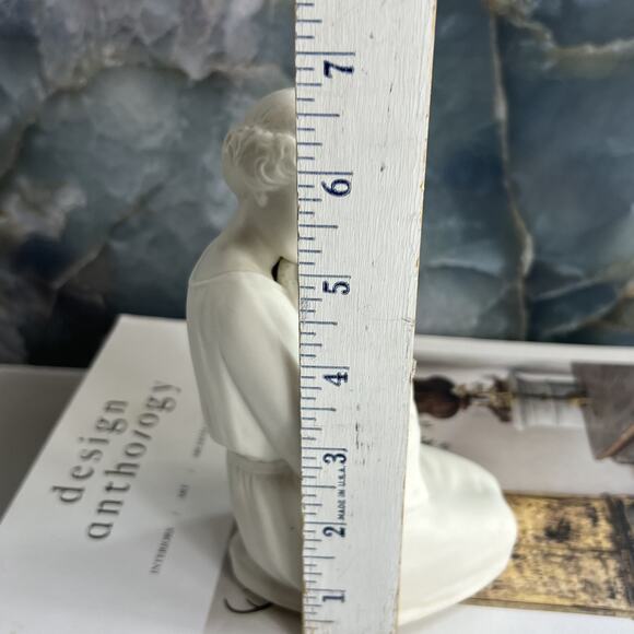 Florence P Hansen 83 Sculpture Cherished Moment Mother Baby Porcelain 7" - Picture 8 of 10